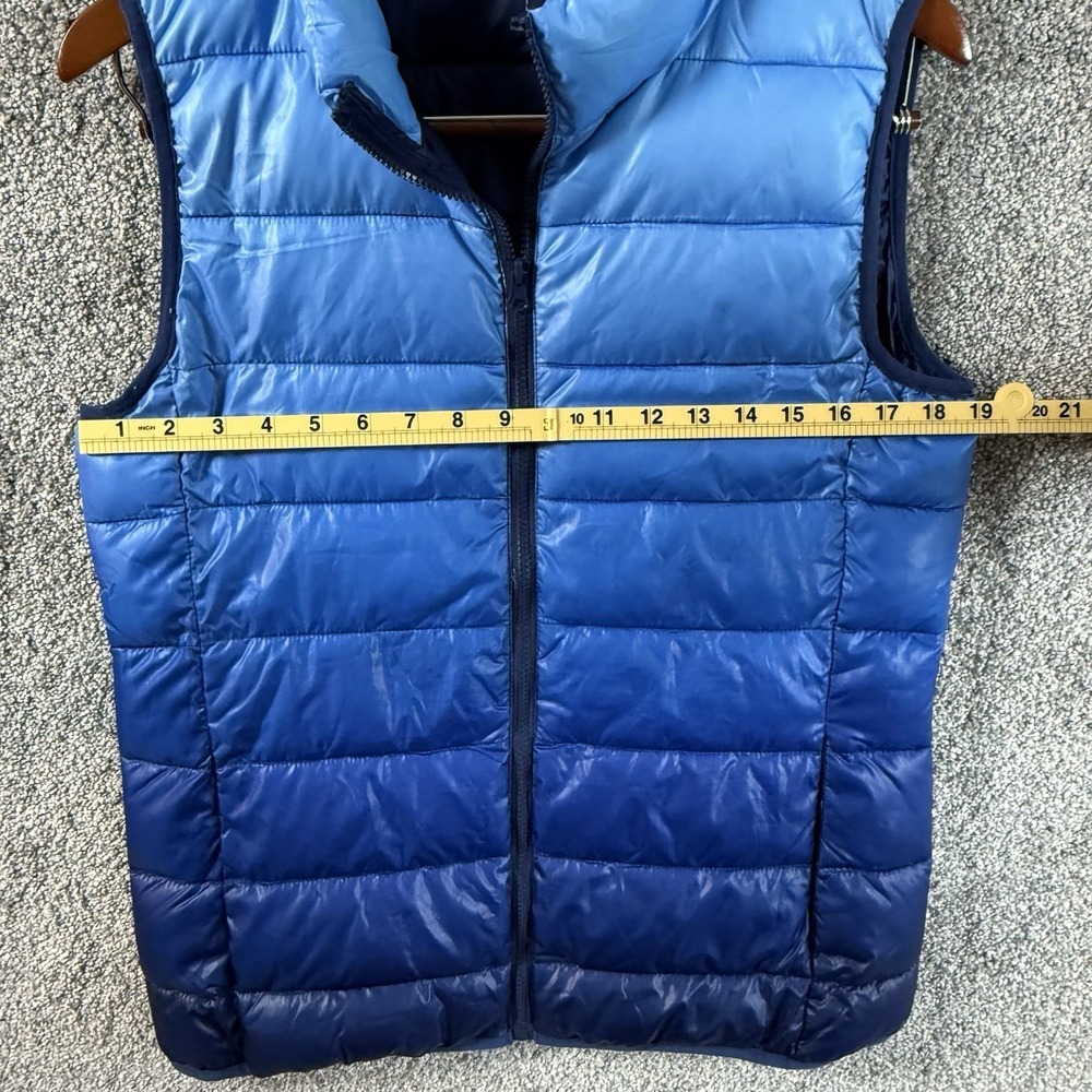 Jackson Hole Outdoorwear Women's Large Blue Ombre Puffer Vest Full Zip - Picture 8 of 10